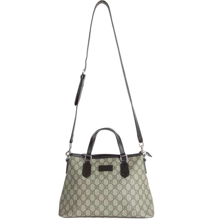 グッチ GUCCI ハンドバッグ 斜め掛けショルダーバッグ GGスプリーム PVC/レザー ベージュ/ブラウン シルバー レディース 429019 s0199a グッチ GUCCI ハンドバッグ 斜め掛けショルダーバッグ GGスプリーム PVC/レザー ベージュ/ブラウン シルバー レディース 429019 s0199a