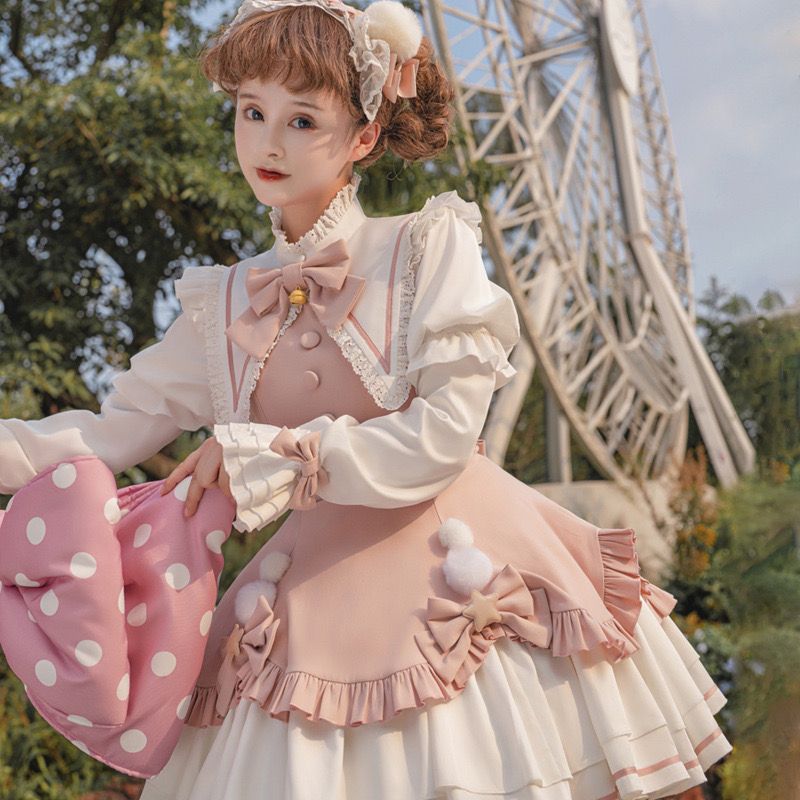 opロリータドレピースキュートロリータスイートスカート