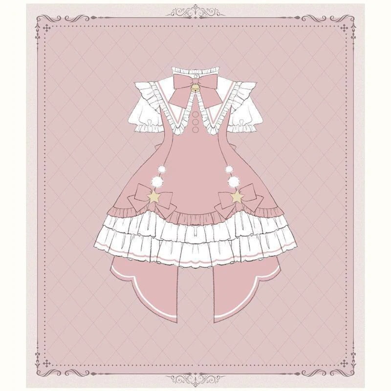opロリータドレピースキュートロリータスイートスカート