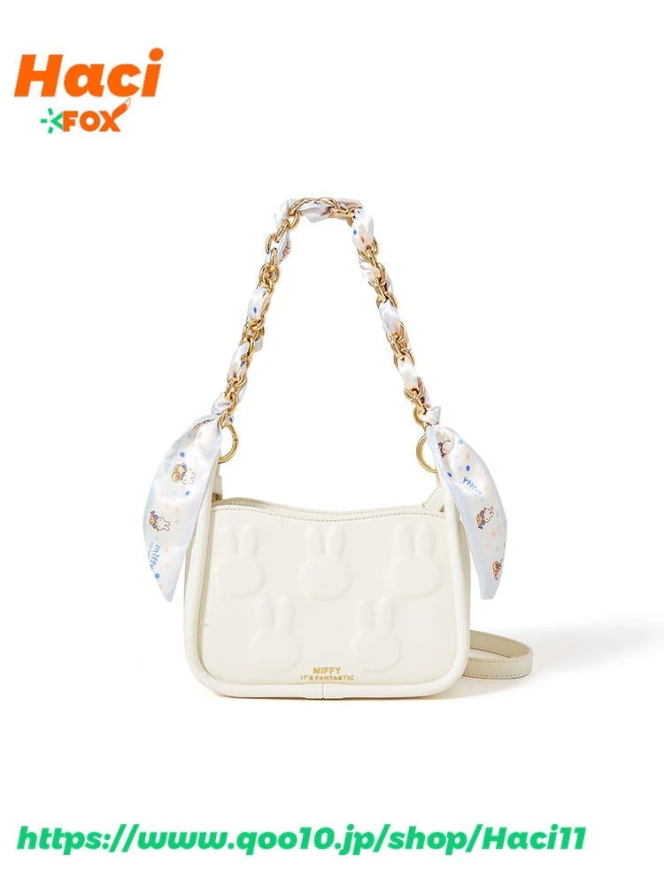 ハンドバッグサンリオ【3日出荷】ハンドバッグミッフィーバニーシニアセンスバッグシンプルニッチシルクスカーフチェーンわきバッグ百クロスボディショルダーバッグ女性