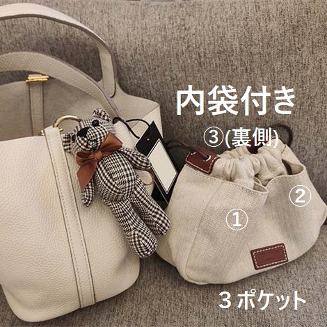 最上級 トゴレザー使用 キューブハンドバッグ（ホワイト）