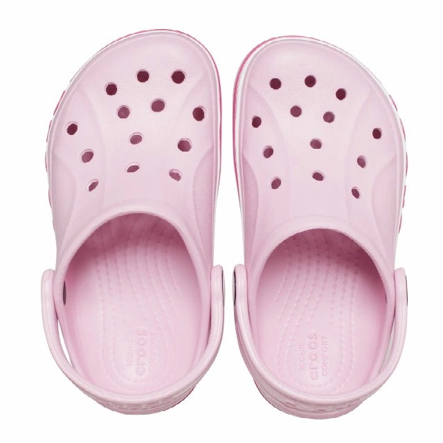 クロックス 女の子 ジュニア サンダル バヤバンド クロッグ k キッズ クロッグサンダル カジュアルシューズ 207019 6TG バレリーナピンク/キャンディピンク 子供靴