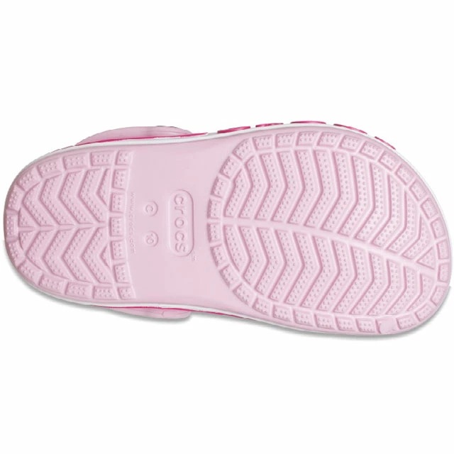 クロックス 女の子 ジュニア サンダル バヤバンド クロッグ k キッズ クロッグサンダル カジュアルシューズ 207019 6TG バレリーナピンク/キャンディピンク 子供靴