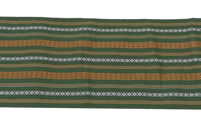 名古屋帯 新品仕立済 本場筑前 井上絹織 博多献上 八寸名古屋帯 博多織