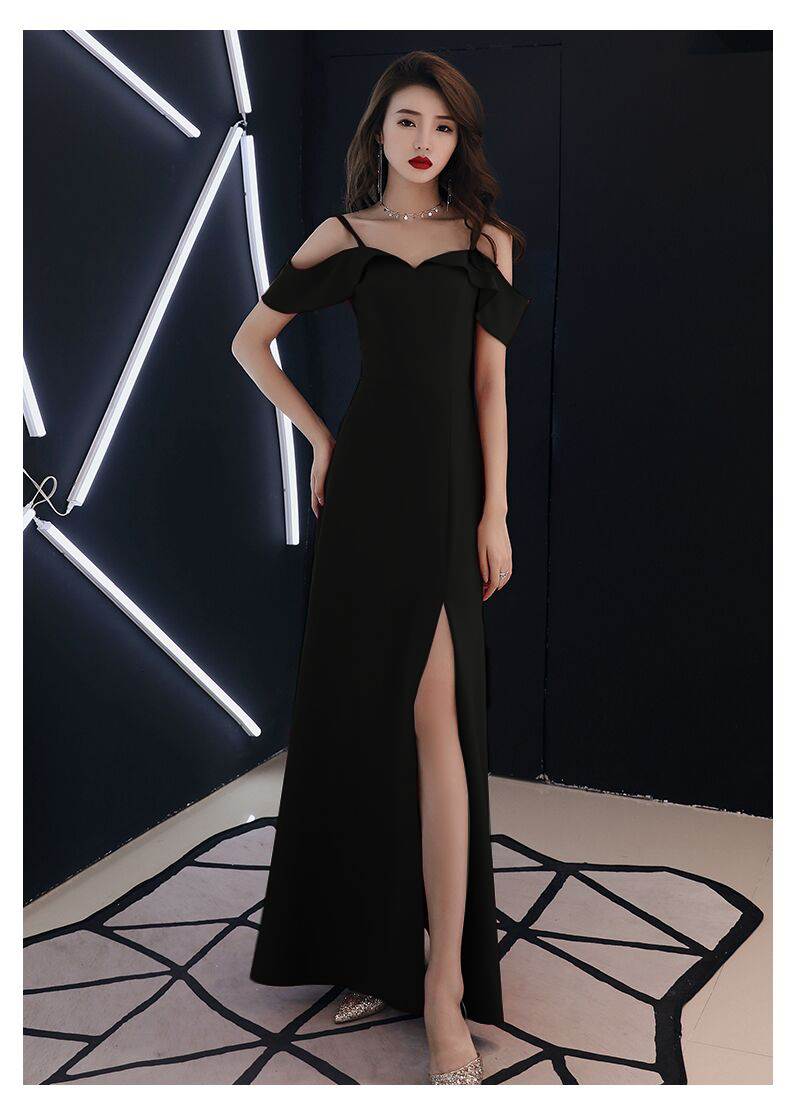 韓国 服 レディース ワンピース 黒 ロングドレス スリット キャバドレス 黒 楽天市場】ブラック スリット ワンピース ロングドレス キャバ