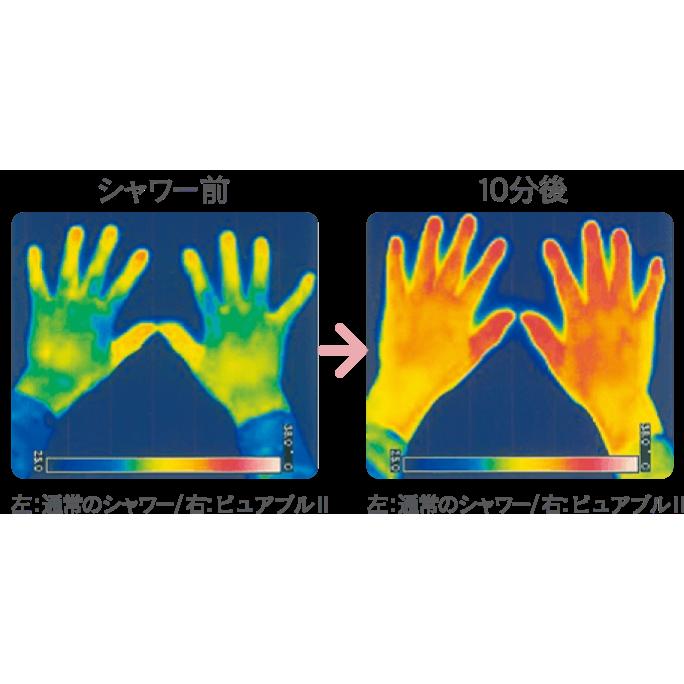 バスルームから始める美肌作り…優しいミクロの泡だから敏感肌の方や赤ちゃん可愛いペットにも安心してお使いいただけます　マイクロバブルシャワー　ピュアブル２