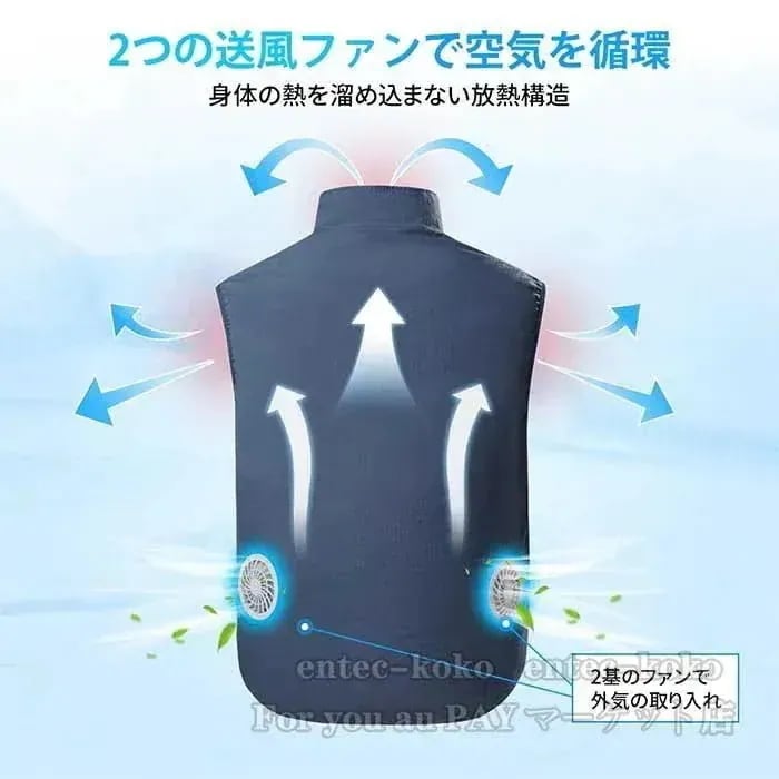 [10 アイテム] ワークマン 空調服 空調服 おすすめ 空調ベスト フルセット空調服ファン付き バッテリー選択可 レディース 男女兼用 作業服 空調服 ハンズコテラ-a01