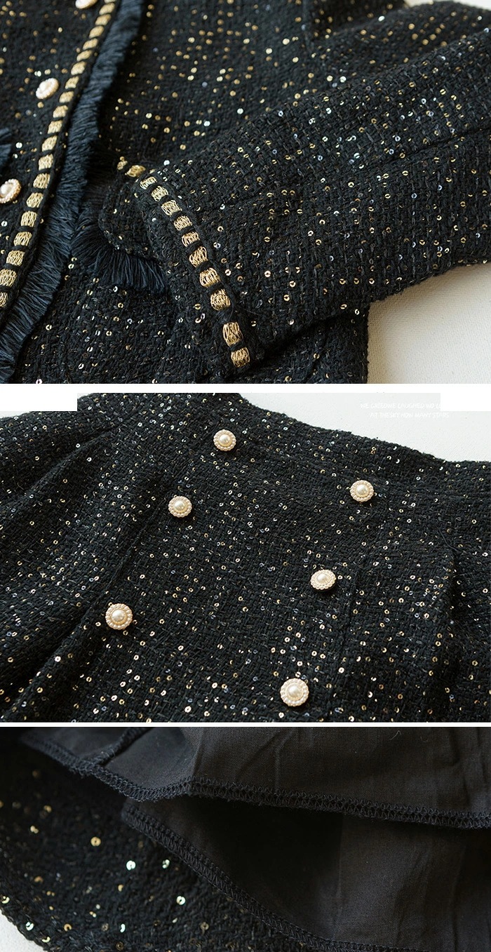 入学式 スーツ 女の子 卒業式 子供服 女の子 セットアップ 2点セット ボレロ ジャケット 入園式 スーツ フォーマルスーツ 韓国 発表会 普段着 おしゃれ 結婚式 ブラック 上下セット 女児スーツ