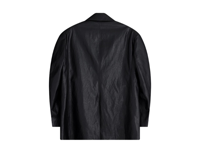 [SPERONE] Over Cracked Leather Blazer