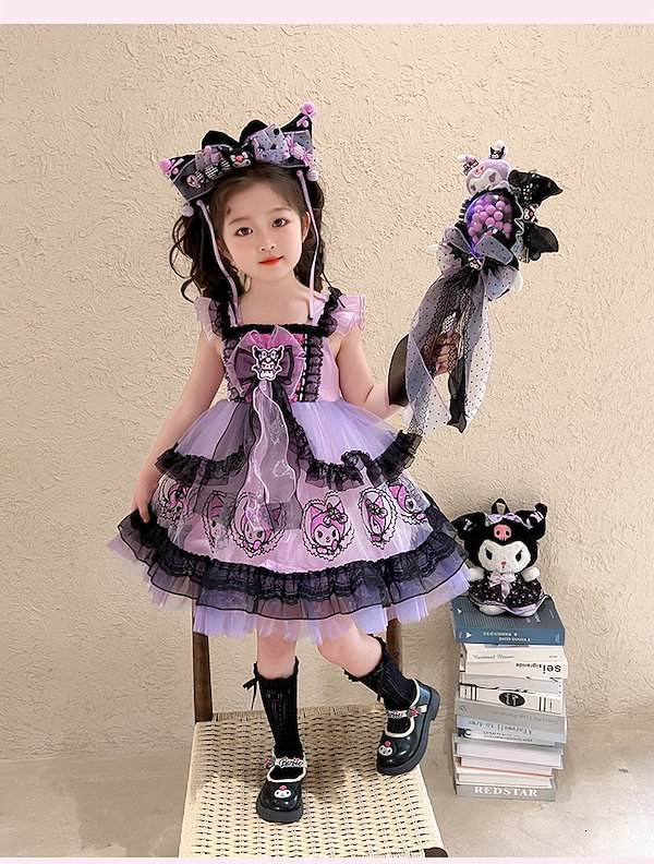 新品ロリータプリンセスドレス女の子ドレス 夏クロミ風✨ 新品ロリータプリンセスドレス女の子ドレス 2024夏秋新作 クロミ風✨