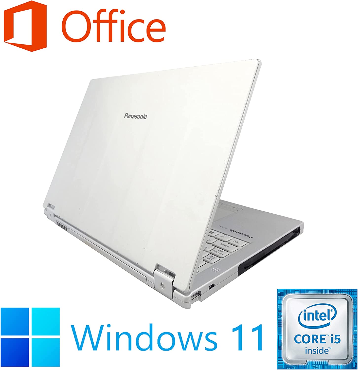ノートPC CF-MX5/12.5型フルHD/タッチパネル搭載/Win 11/メモリ8GB/SSD128 MS Office 2021搭載/Core i5-6300U/Webカメラ/HDMI/WIFI