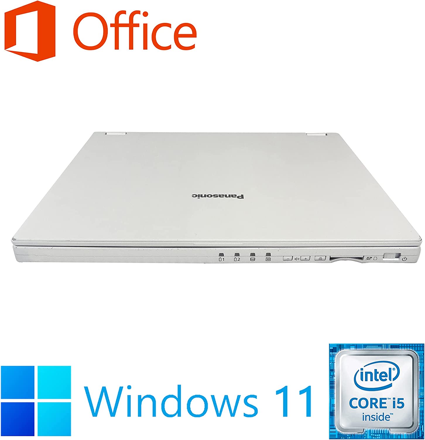 ノートPC CF-MX5/12.5型フルHD/タッチパネル搭載/Win 11/メモリ8GB/SSD128 MS Office 2021搭載/Core i5-6300U/Webカメラ/HDMI/WIFI