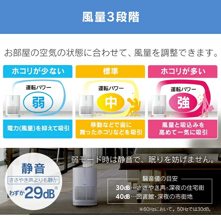 【公式】空気清浄機 花粉 花粉対策 空気清浄機 9畳 ウイルス対策 効果 におい ほこり 花粉 ハウスダスト ウイルス 除去 静音 空気清浄機 省エネ 静か 新生活 メガ割