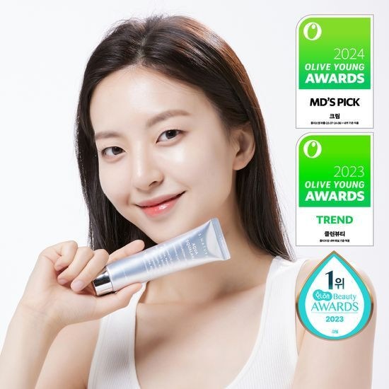 [1 1/毛穴水分天才クリーム]エスネイチャーアクアスクアラン水分クリーム60mlダブル企画（60ml 60ml）