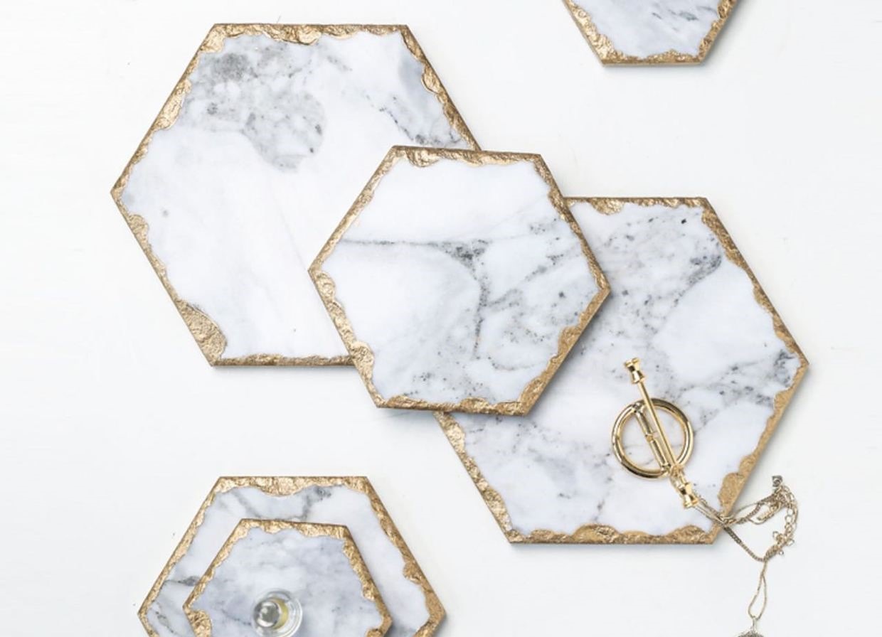 天然大理石のコースター3枚セット おしゃれ かわいい フルーツプレート ディスプレイスタンド デザートプレート 収納トレイ 雑貨 ゴールド 天然大理石のコースター3枚セット おしゃれ かわいい フルーツプレート ディスプレイスタンド デザートプレート 収納トレイ 雑貨 ゴールド