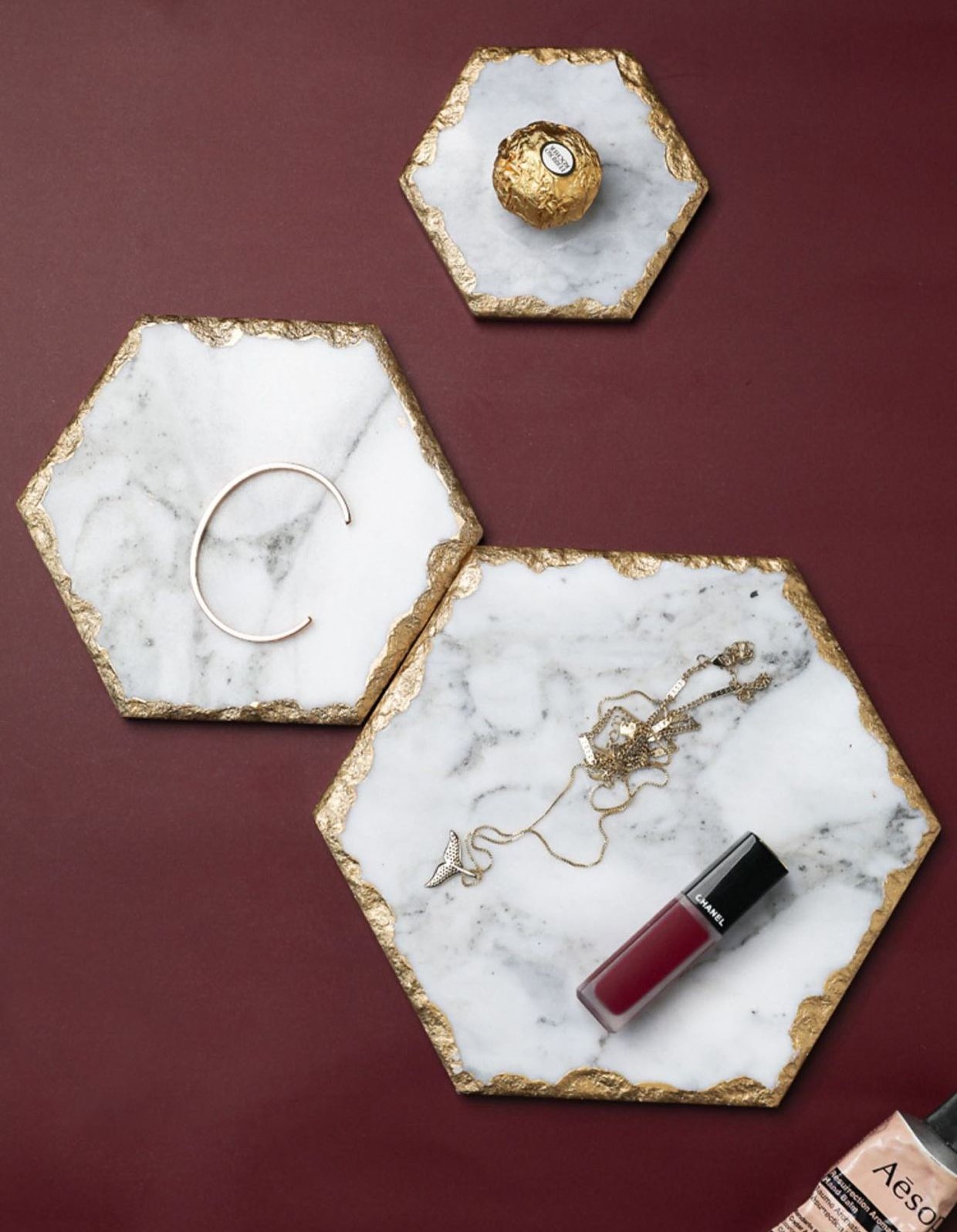 天然大理石のコースター3枚セット おしゃれ かわいい フルーツプレート ディスプレイスタンド デザートプレート 収納トレイ 雑貨 ゴールド 天然大理石のコースター3枚セット おしゃれ かわいい フルーツプレート ディスプレイスタンド デザートプレート 収納トレイ 雑貨 ゴールド