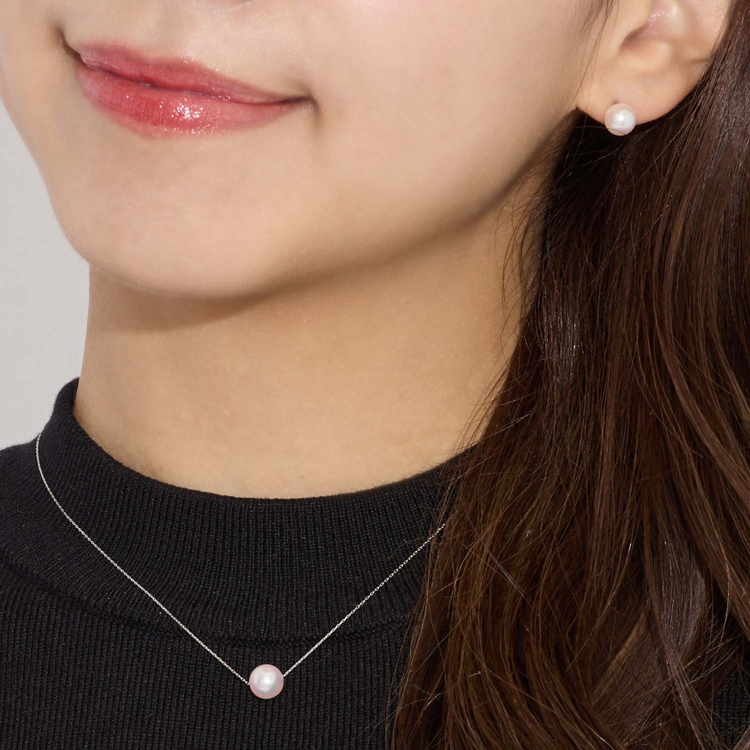 アコヤ真珠 ピアス レディース 18金 あこや真珠 パール K18