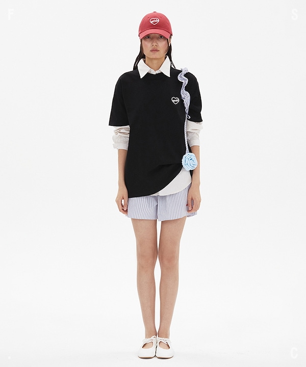 [EMIS] HEART Tシャツ★新作・25SS★人気★韓国ファッション★ EMIS] HEART Tシャツ☆新作・25SS☆人気☆韓国ファッション