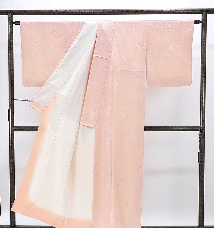 色無地 未使用 正絹 ピンク 身丈152.5cm 裄丈65cm 中陰五三の桐 未着用 新古品 未使用品 着物 a4089 色無地 未使用 正絹 ピンク 身丈152.5cm 裄丈65cm 中陰五三の桐 未着用 新古品 未使用品 着物 a4089