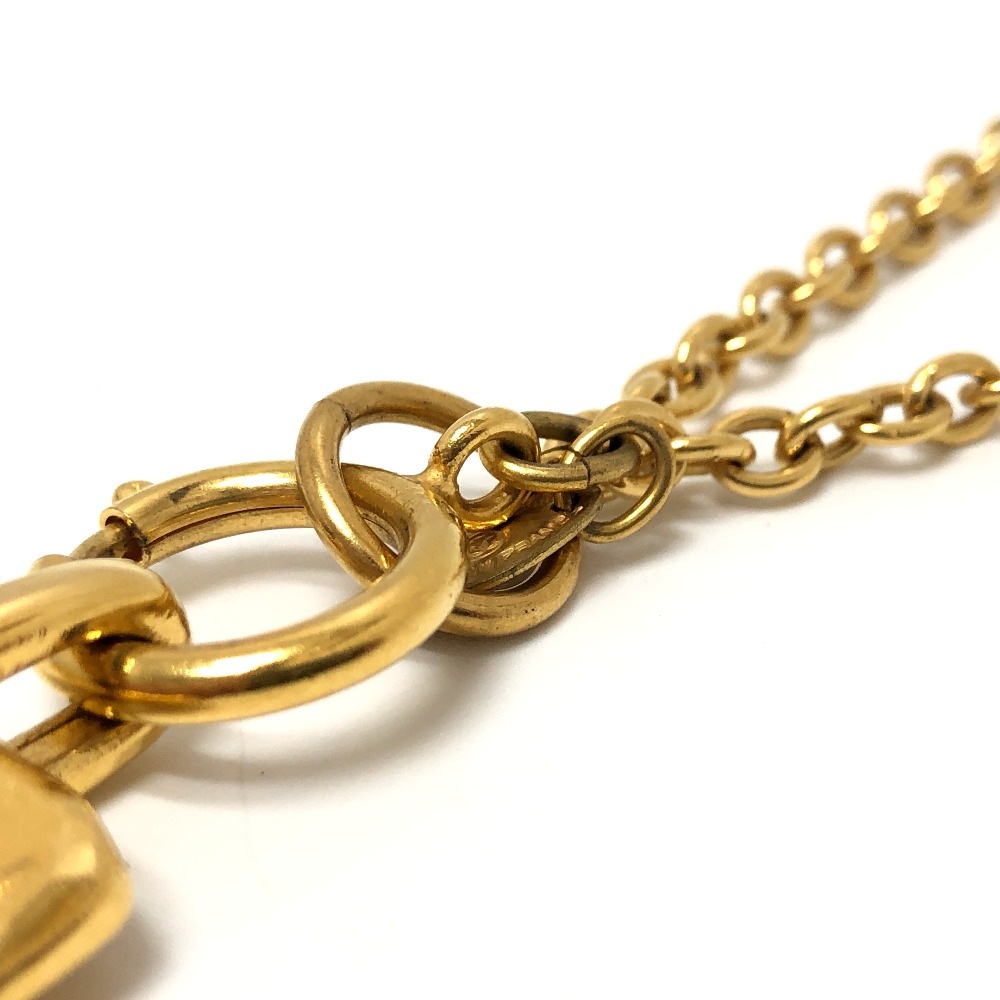 ネックレス タグ プレート メタル ゴールド