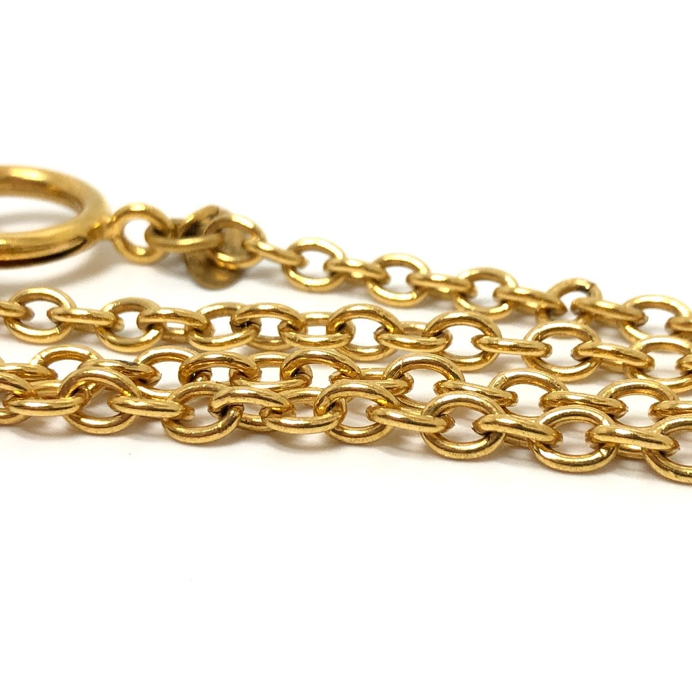 ネックレス タグ プレート メタル ゴールド