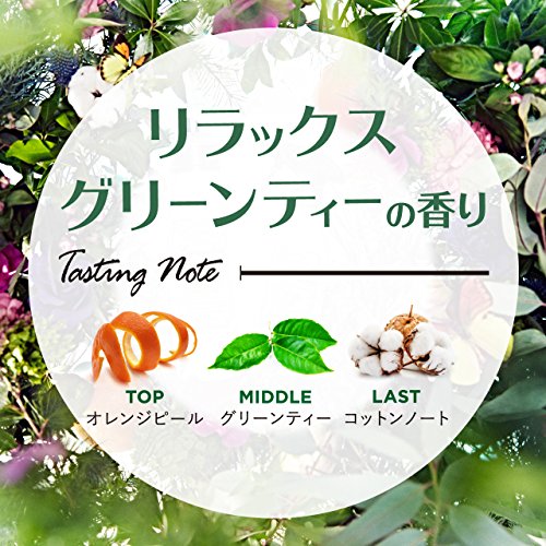 【ケース販売】 ランドリン ボタニカル 柔軟剤 特大容量 リラックスグリーンティー 詰め替え 3倍サ
