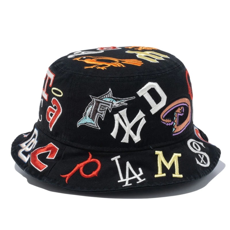 ニュー エラ NEW ERA バケット01 Team Logo Allover MLB クーパーズタウン バケットハット 帽子 ニュー エラ NEW ERA バケット01 Team Logo Allover MLB クーパーズタウン バケットハット 帽子