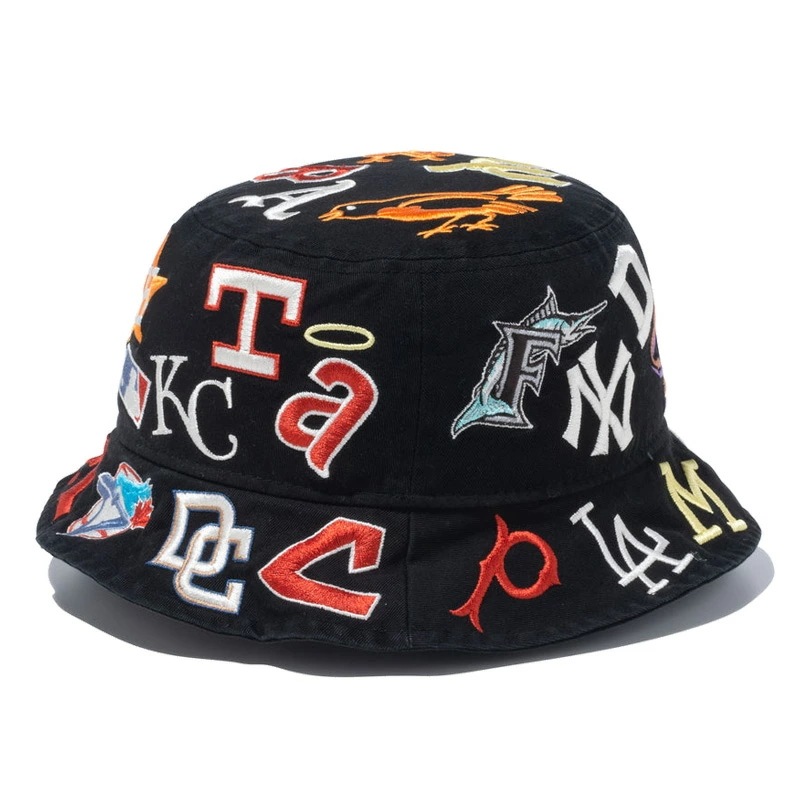 ニュー エラ NEW ERA バケット01 Team Logo Allover MLB クーパーズタウン バケットハット 帽子 ニュー エラ NEW ERA バケット01 Team Logo Allover MLB クーパーズタウン バケットハット 帽子