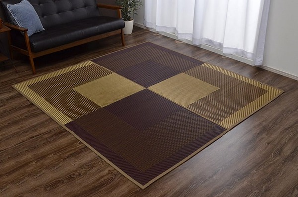 ds-2319462 ラグマット/絨毯 シンプル ... : 家具・インテリア : 夏用 い草 安い新作