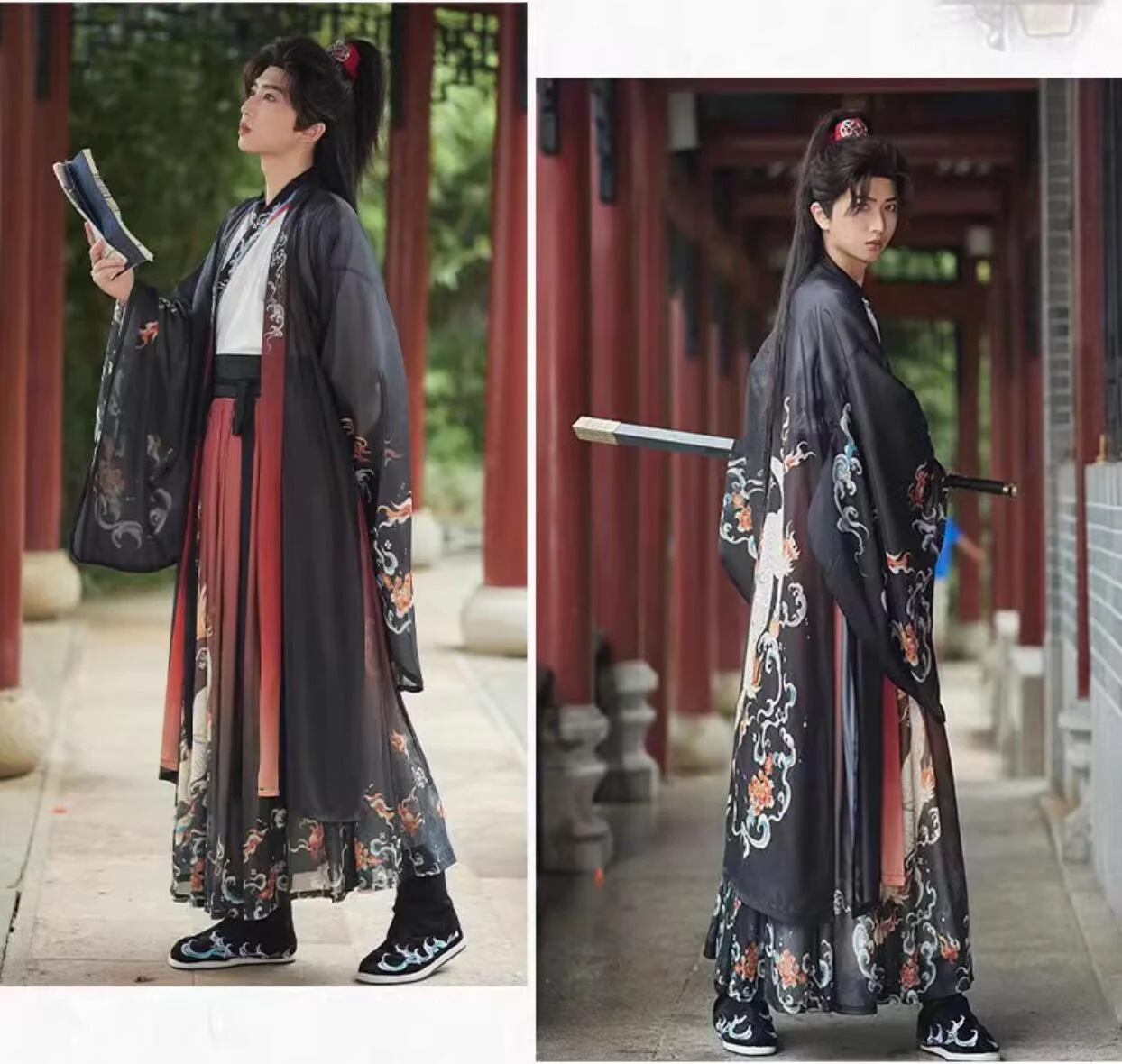 メンズ 中華服 チャイナ服3点セット 中華 ハロウィン コスプレ衣装 男性 大人用 漢服 唐装羽織付き 中華衣裳 ステージ 衣裳 コスチューム 広袖 交差襟 袴風スカート 中国古代服装 グラデーション メンズ 中華服 チャイナ服3点セット 中華 ハロウィン コスプレ衣装 男性 大人用 漢服 唐装羽織付き 中華衣裳 ステージ 衣裳 コスチューム 広袖 交差襟 袴風スカート 中国古代服装 グラデーション