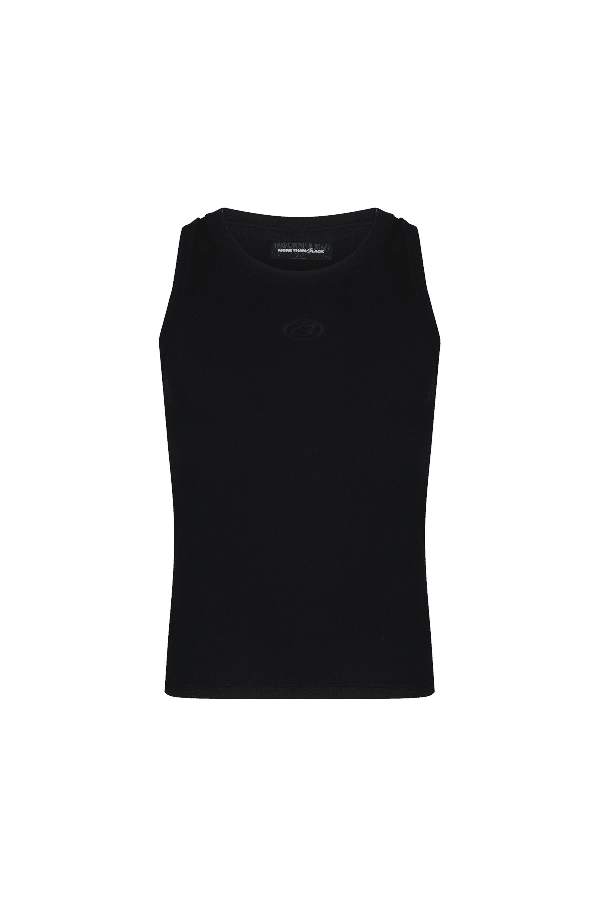 [MORE THAN BLACK] CUT OFF SLEEVELESS
