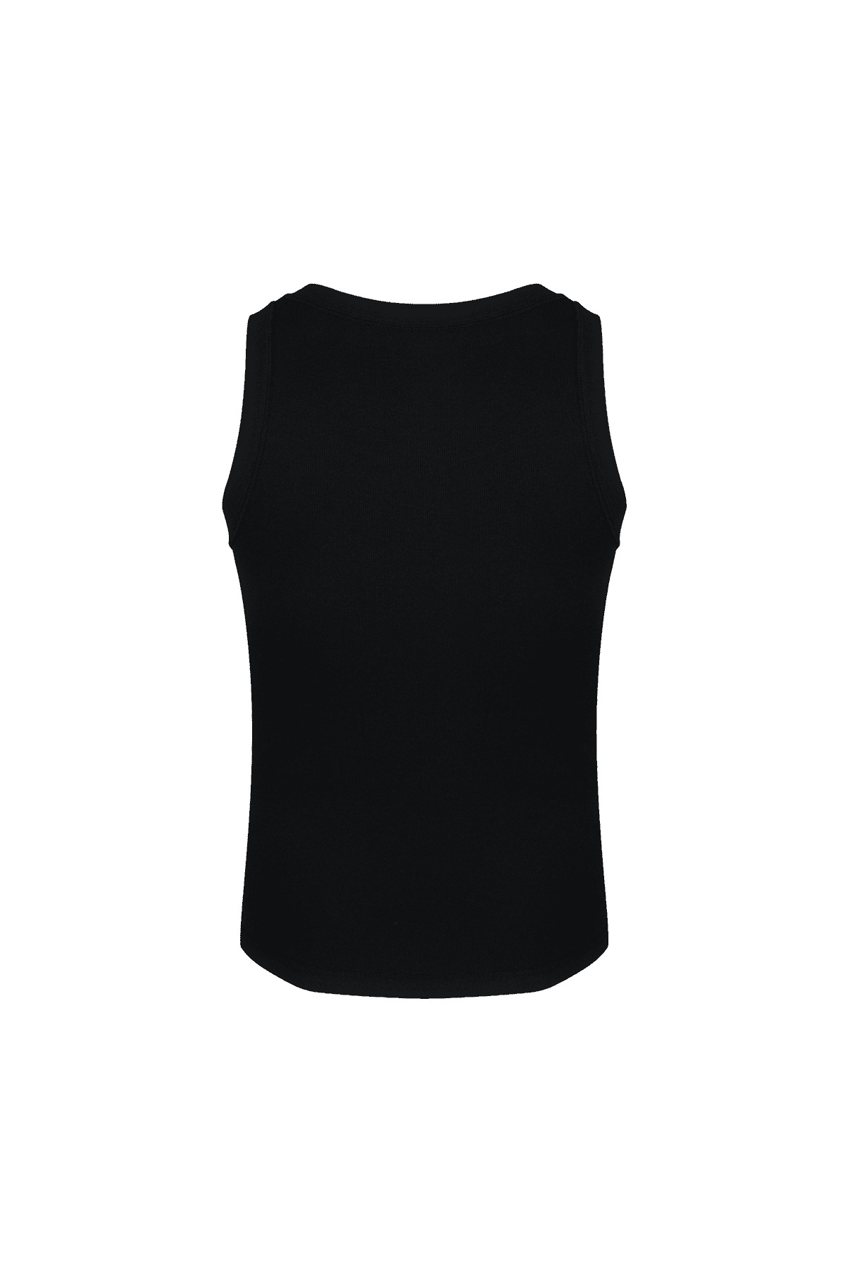 [MORE THAN BLACK] CUT OFF SLEEVELESS