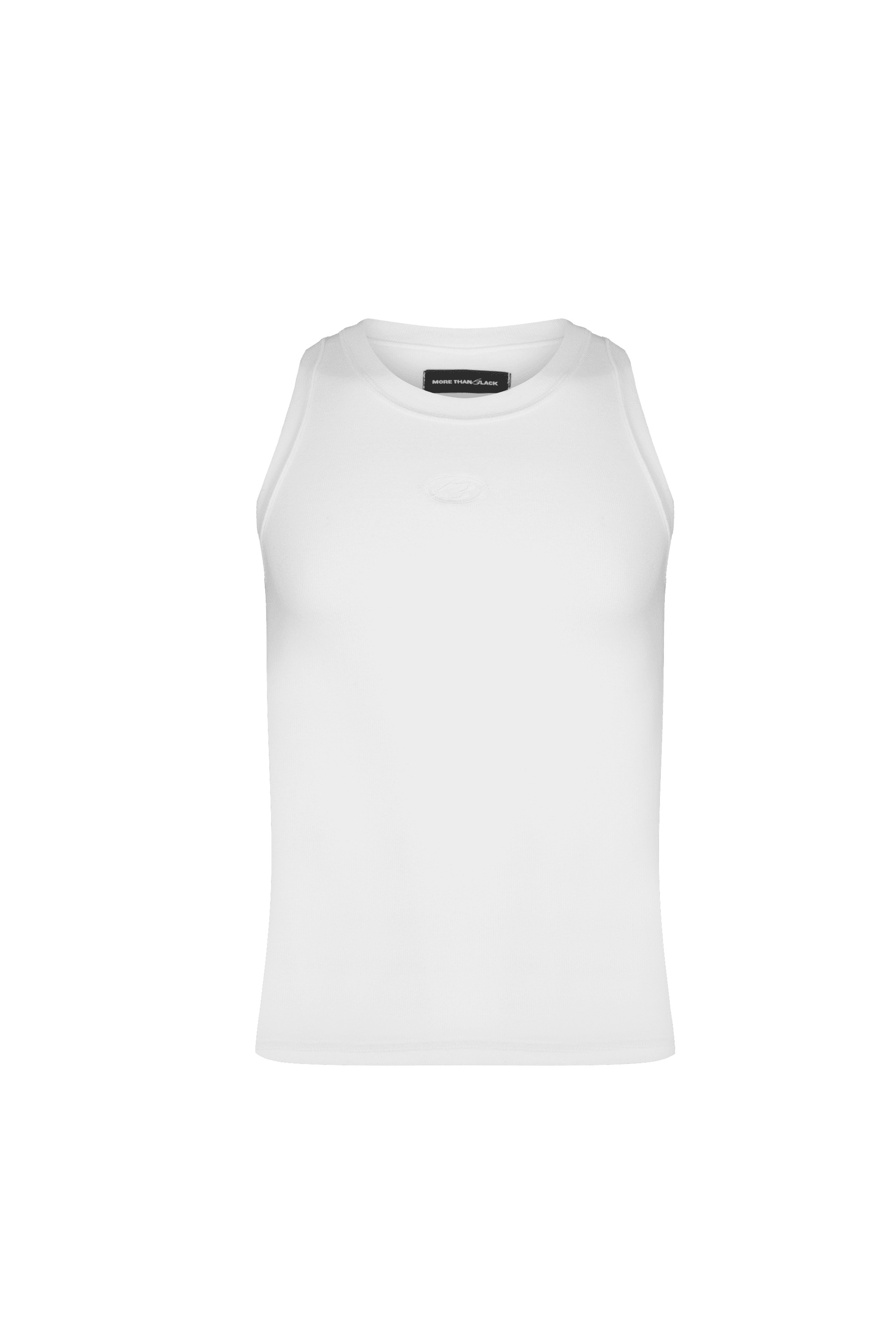 [MORE THAN BLACK] CUT OFF SLEEVELESS