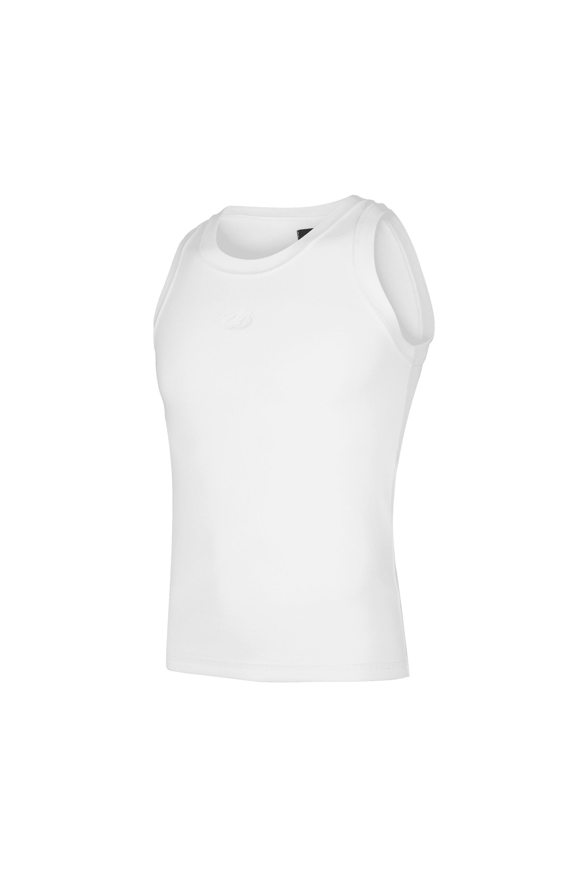 [MORE THAN BLACK] CUT OFF SLEEVELESS