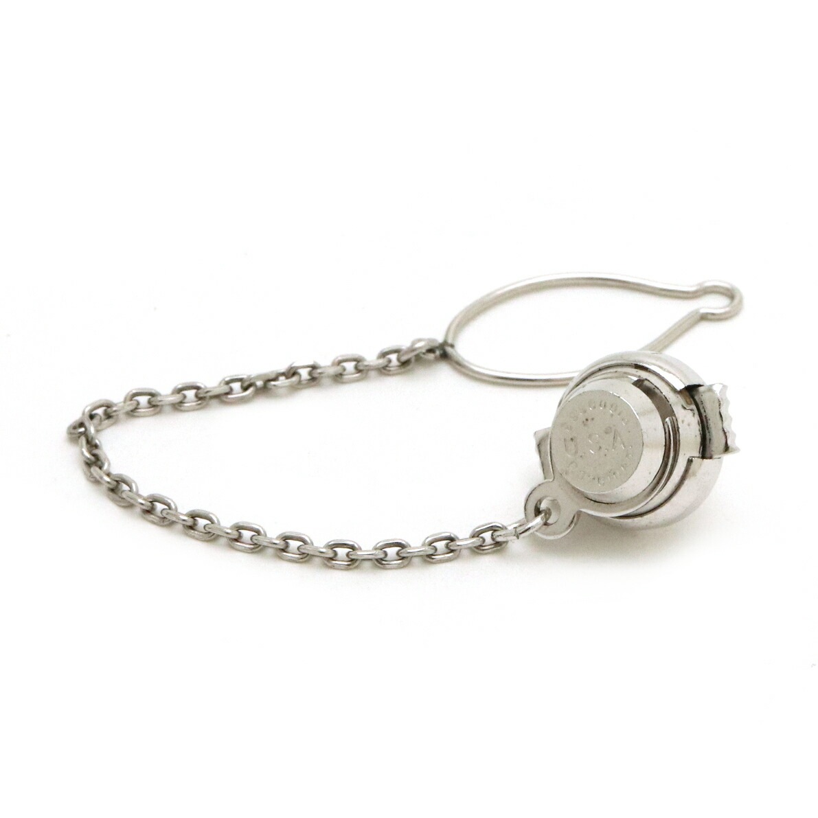 タイタック ネクタイピン Pt900 パール 11.9mm