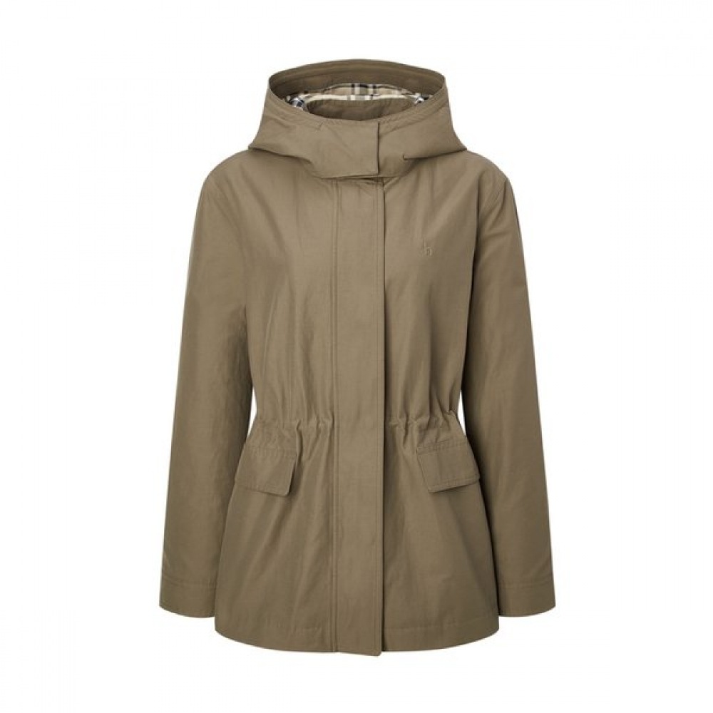 [25SS] フード付きハーフナイトジャンパーカーキ HSJU5BC21K3