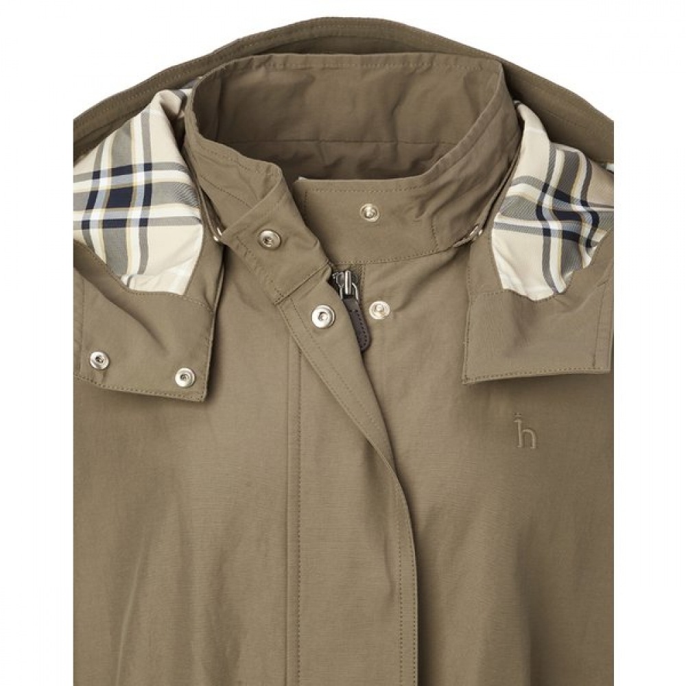 [25SS] フード付きハーフナイトジャンパーカーキ HSJU5BC21K3