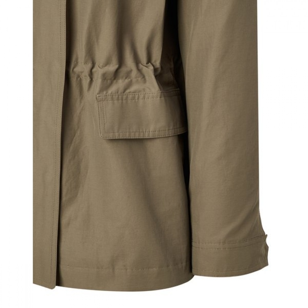 [25SS] フード付きハーフナイトジャンパーカーキ HSJU5BC21K3