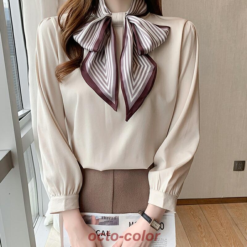 ボウタイブラウスリボンレディース長袖ボウタイブラウス立ち襟シフォンシャツブラウストップス柄華やかリボンタイオフィスカジュアルレトロ ボウタイブラウスリボンレディース長袖ボウタイブラウス立ち襟シフォンシャツブラウストップス柄華やかリボンタイオフィスカジュアルレトロ