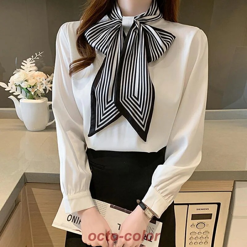 ボウタイブラウスリボンレディース長袖ボウタイブラウス立ち襟シフォンシャツブラウストップス柄華やかリボンタイオフィスカジュアルレトロ ボウタイブラウスリボンレディース長袖ボウタイブラウス立ち襟シフォンシャツブラウストップス柄華やかリボンタイオフィスカジュアルレトロ