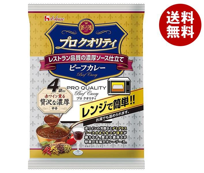 ハウス食品 プロクオリティ ビーフカレー 贅沢な濃厚 540g(135g＊4袋)＊6個入＊(2ケース)