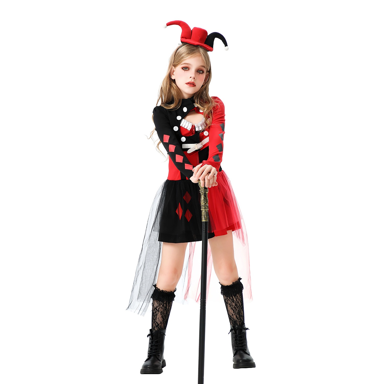 Amazon ハロウィン 子供用コスチューム 面白いコスチューム ピエロドレス サーカス カーニバル パフォーマンスコスチューム Amazon ハロウィン 子供用コスチューム 面白いコスチューム ピエロドレス サーカス カーニバル パフォーマンスコスチューム