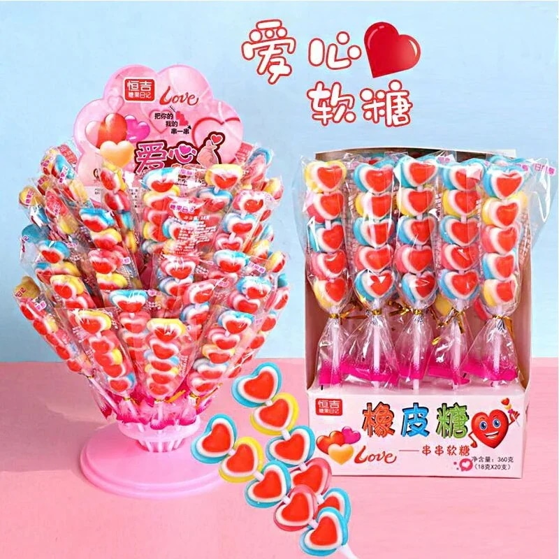 【20点セット】メガ割Youtube で話題 フルーツ串ファッジ グミ 2０個 4０個 6０個 お菓子 韓国お菓子 ぐみ さまざまなフレーバーの素敵なフルーツ グミ