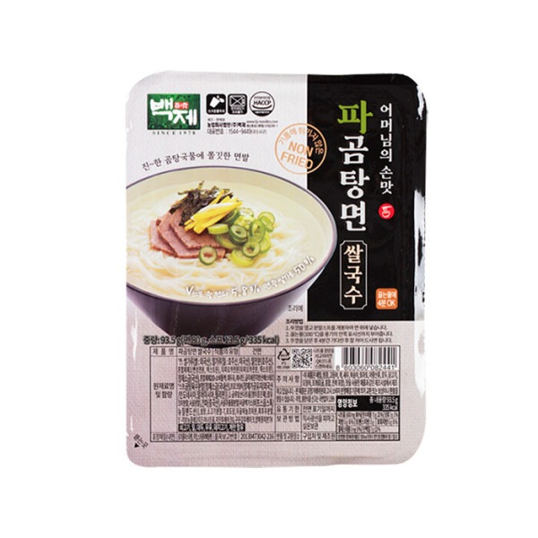 百済フォーイワシ味6個+キムチ味6個+ユッケジャン味6個+ピリ辛6個+ネギコムタン麺6個_計30個