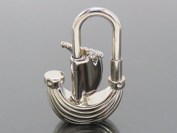 エルメス カデナ チャーム HERMES シルバー ネックレス トップ ヨット