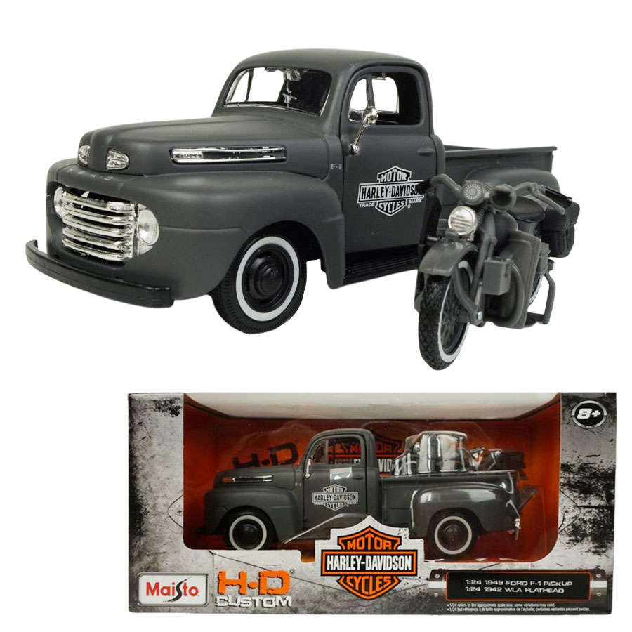 ダイキャスト 1/24 箱入り ミニカーMAISTO 1:24 1948 FORD F-1 PICK UP 1:241942 WLA FLATHEAD HARLEY-DAVIDSON ダイキャスト 1/24 箱入り ミニカーMAISTO 1:24 1948 FORD F-1 PICK UP 1:241942 WLA FLATHEAD HARLEY-DAVIDSON