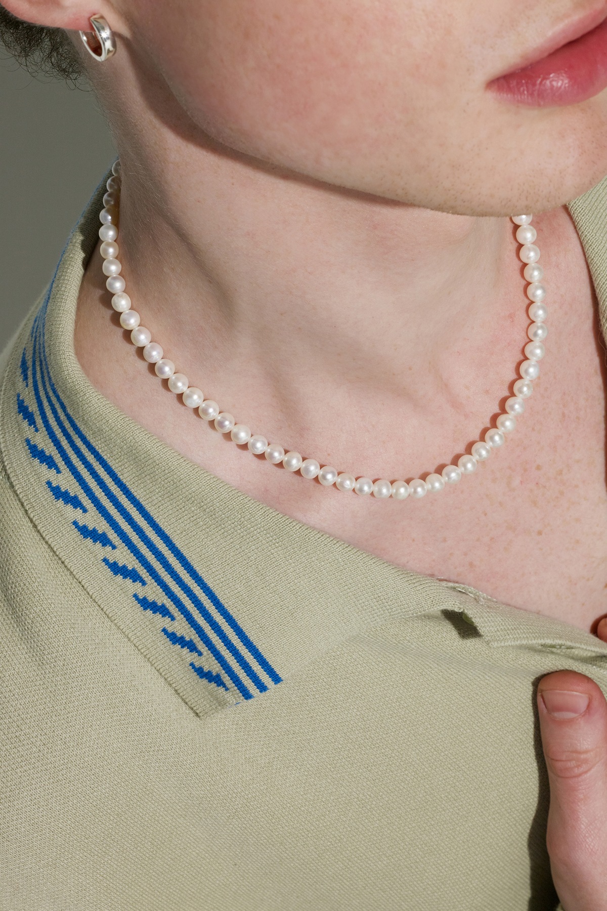 MONDAY EDITION THE PEARL NECKLACE FOR MENS 6MM MONDAY EDITION THE PEARL NECKLACE FOR MENS 6MM