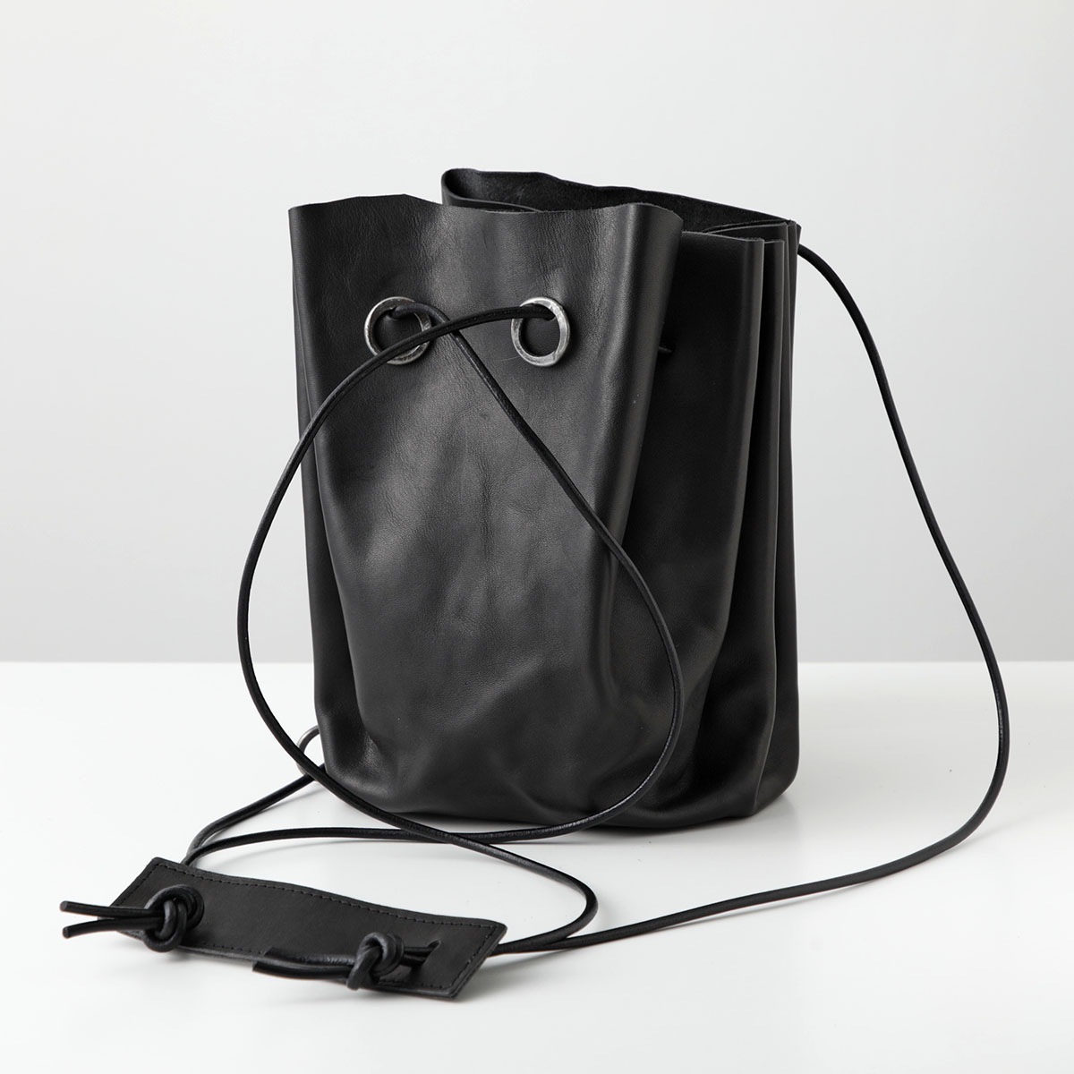 TAGLIOVIVO タリオヴィヴォ ショルダーバッグ CASPER メンズ クロスボディ レザー アンティークメタル CULATTA/BLACK