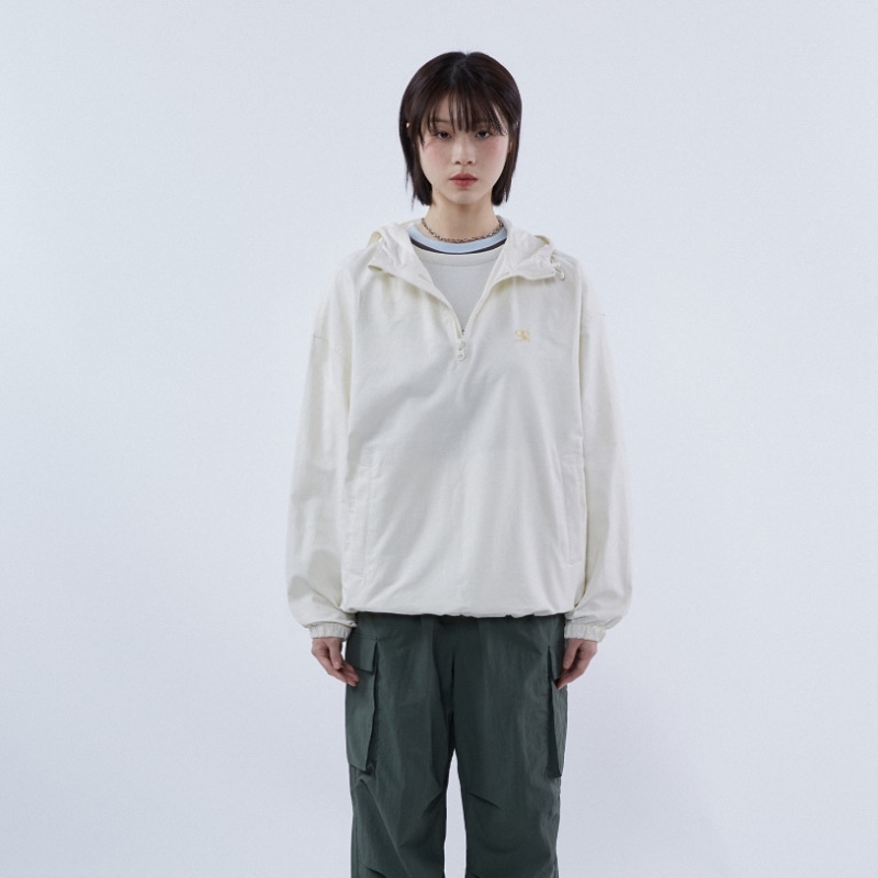 CODEGY (女性) オックスフォードアノラックパーカー_レモン CODEGY (女性) オックスフォードアノラックパーカー_レモン