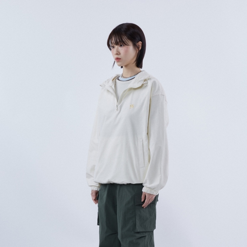 CODEGY (女性) オックスフォードアノラックパーカー_レモン CODEGY (女性) オックスフォードアノラックパーカー_レモン